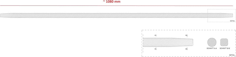 Ersatzteil Set flexible Antriebswelle Langhalsschleifer Deckenschleifer Wandschleifer passend für Fl