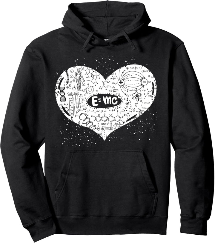 Naturwissenschaft Liebe Physiker Nerd Geschenk Herz Physik Pullover Hoodie