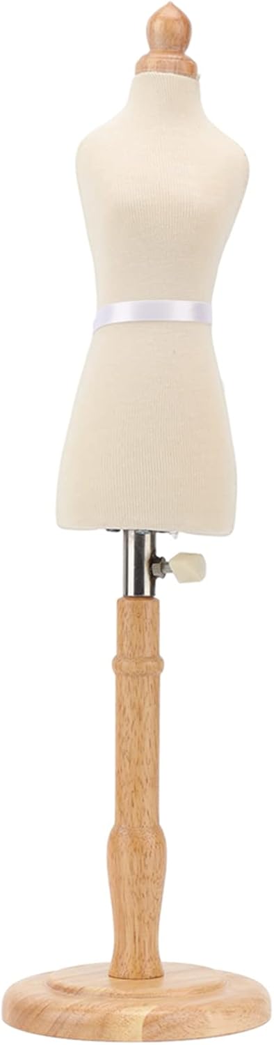 Weibliche Mannequin Torso Kleiderform Buchenholz mit Holzsockel Langlebige Professionelle NäH-Kleide