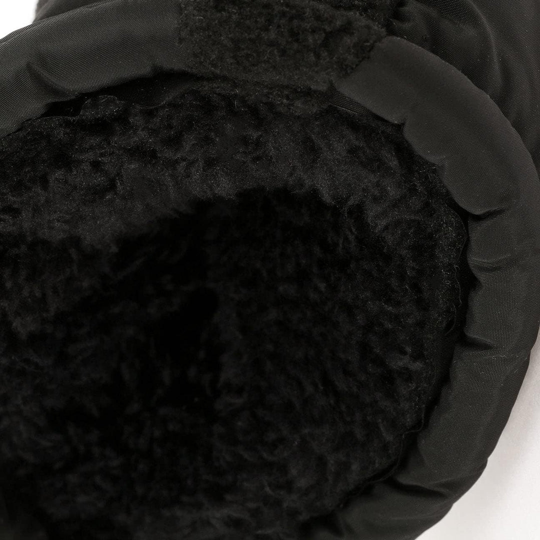 Lipodo Fäustlinge mit Teddyfutter Damen/Herren - Leicht Gummierte Innenseite - Damenhandschuhe - Her