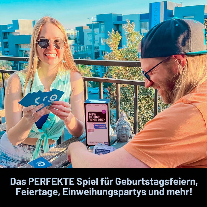 WHAT DO YOU MEME? New Phone, Who Dis? - Partyspiel für Erwachsene Single US Edition, Single US Editi