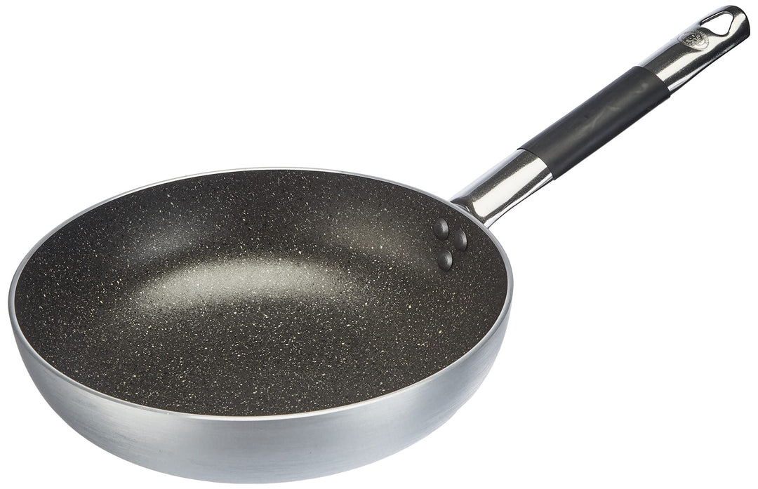 Pentole Agnelli ALSA111BINF24 Infinity versenkte hohe Bratpfanne, Aluminium, mit Rohrgriff aus Edels