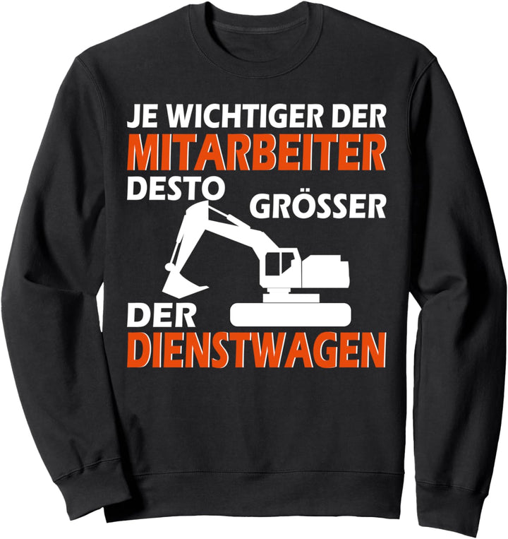Baugeräteführer Baggerführer Bagger Baustelle Baggerfahrer Sweatshirt