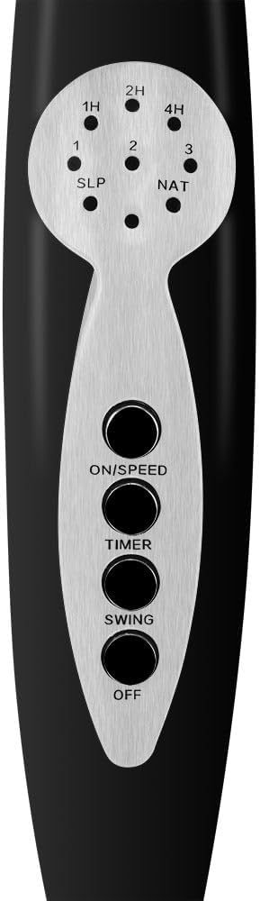 Orbegozo SF 0249 Standventilator, 3 Geschwindigkeiten, Fernbedienung, Timer, Schwingfunktion, leise,