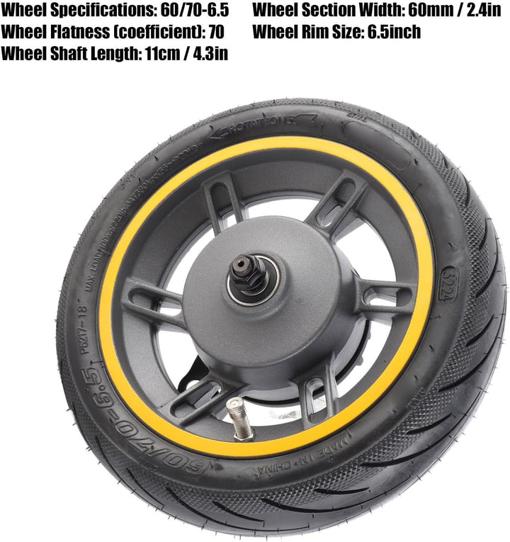 max g30d vorderrad,G30D Vorderrad, E Scooter Rad, Vorderradnabe Mit Reifen, 10 Zoll 60/70-6,5 Scoote