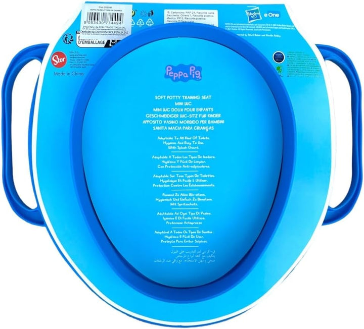 Peppa Wutz Toilettensitz für Kinder, Universal-WC-Adapter mit Griffen, Peppa Wutz