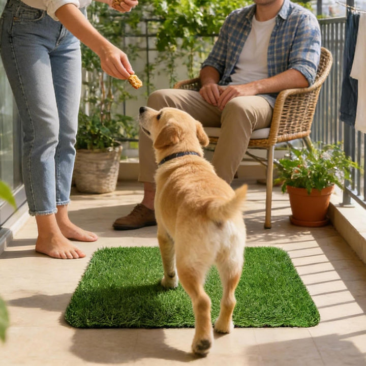 Gras PIPI Matten Für Hunde - Künstliche Welpen Stubenreinheit Trainingshilfe | Luce Notturna Finto A