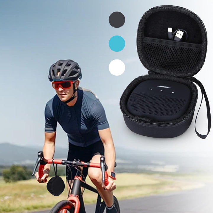 Hart Schutz Hülle Etui Tasche für Bose SoundLink Micro Kleiner Tragbarer Lautsprecher (Schwarz), Sch