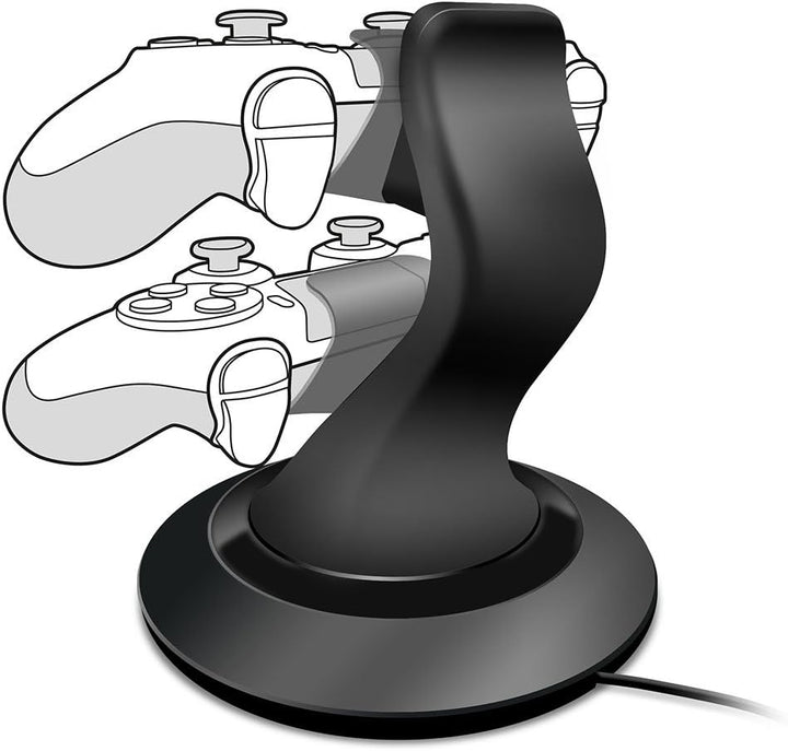 Speedlink TWINDOCK Charging System - Ladestation für 2 DUALSHOCK-4-Controller der PlayStation 4, sch