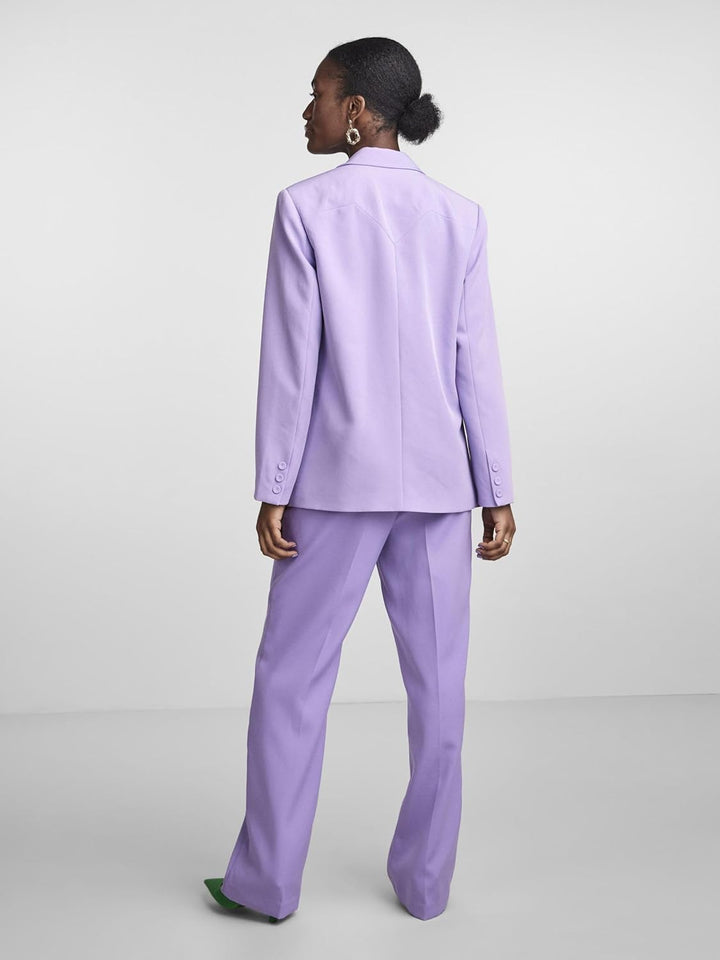 YAS Damen Yasbluris Ls Blazer Noos Blazer S Bougainvillea, S Bougainvillea