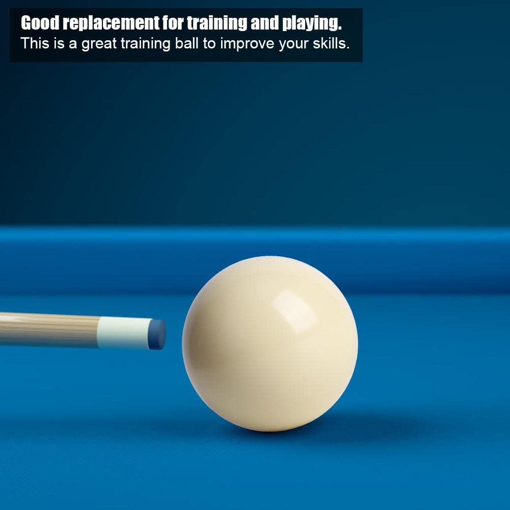 Hominas Billardkugeln Weiss Standard 5,72 cm Billard Trainingsball Weisse Anstosskugel Classic für K