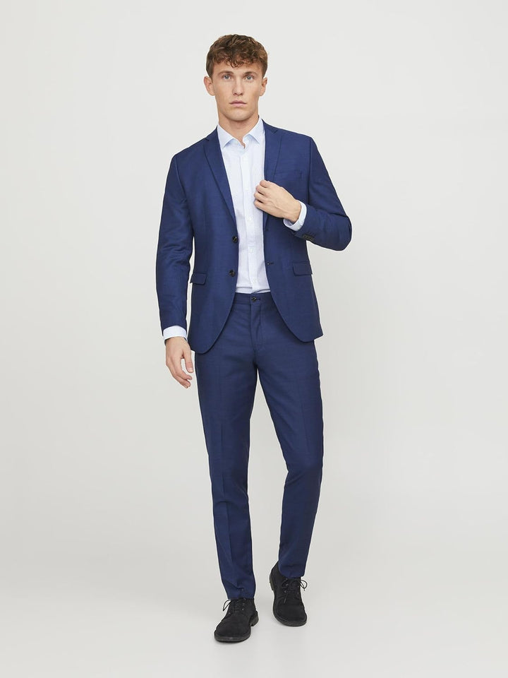JACK & JONES Male Anzughose JPRSOLARIS Super Slim Fit Anzughose 3XL Blau (Medieval Blue Medieval Blu