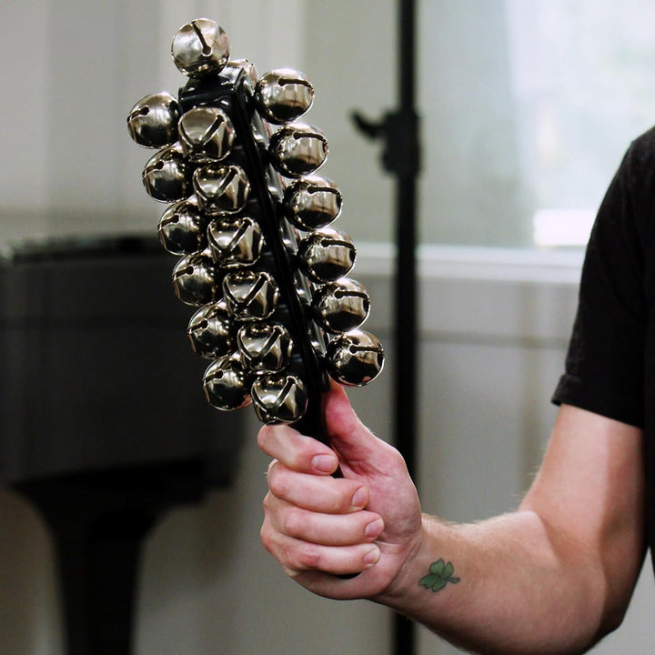 Meinl Percussion SLB25 Sleigh Bells mit 25 Glocken, schwarz