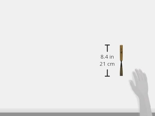 STUBAI Stemmeisen Stechbeitel Serie 52 - Form 71 | einseitig geschliffen 22 mm, mit Holzgriff, für g