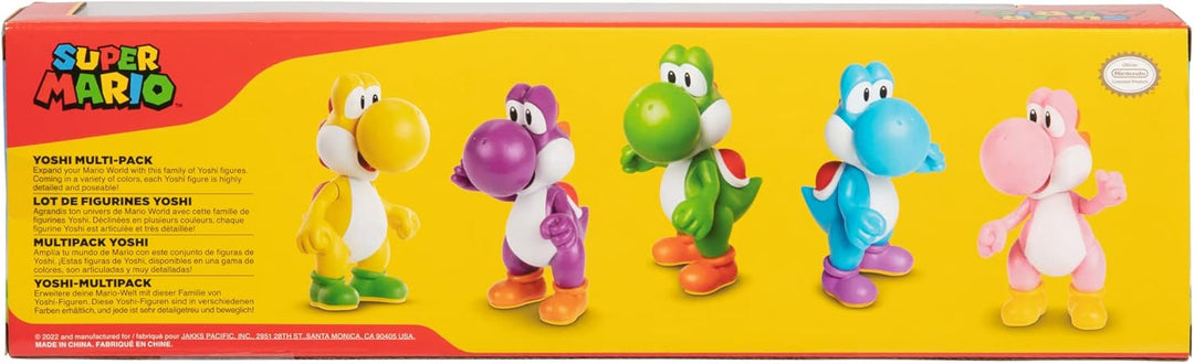 Nintendo Yoshi Figuren 5er Set, 6,5 cm