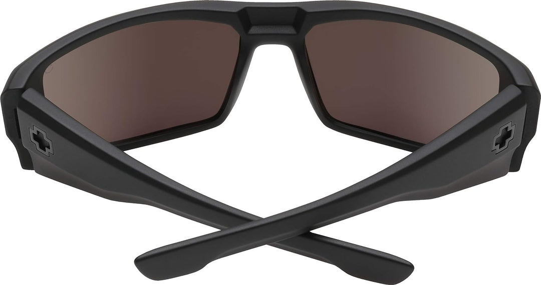SPY OPTIC Dirk Sonnenbrille Matte Black - Happy Bronze Polarized w/Blue S