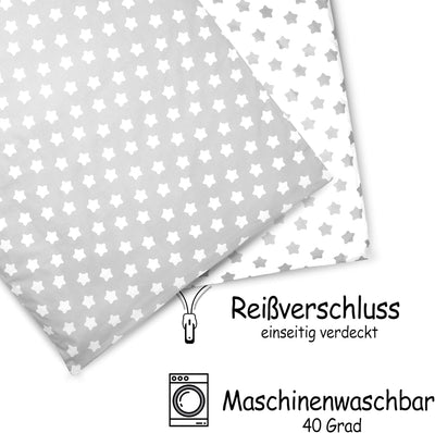 PinkZebra Baby- & Kinderbettwäsche: Decke 100 x 135 cm + Kissen 40 x 60 cm, Babybettwäsche für Mädch