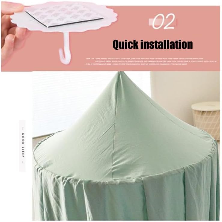 Baby Baldachin Betthimmel Chiffon Hängende Rund Moskitonetz für Babys Bett, Spielzelte, Kinderzimmer