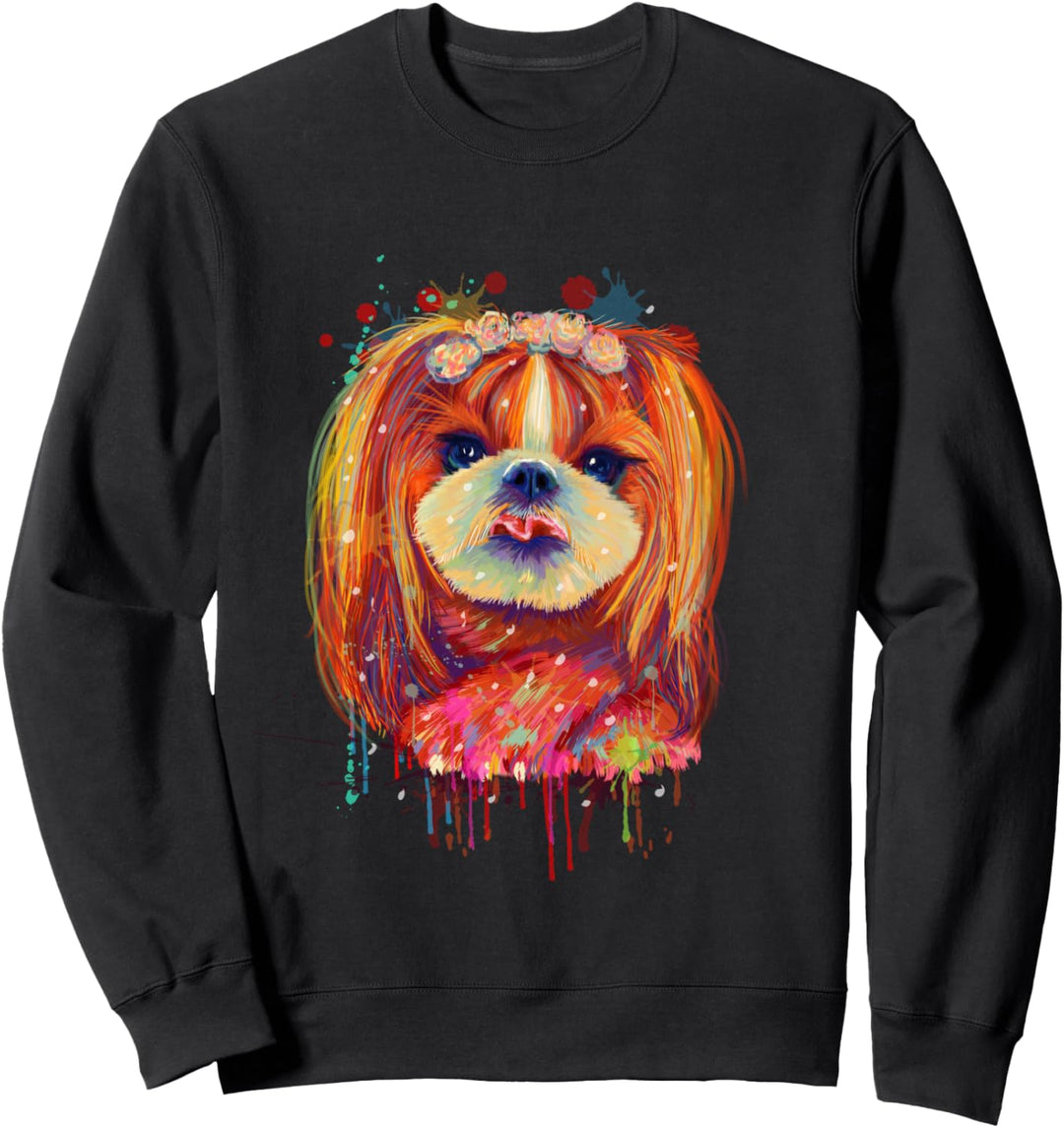 Shih Tzu für eine Shih Tzu Mama Sweatshirt