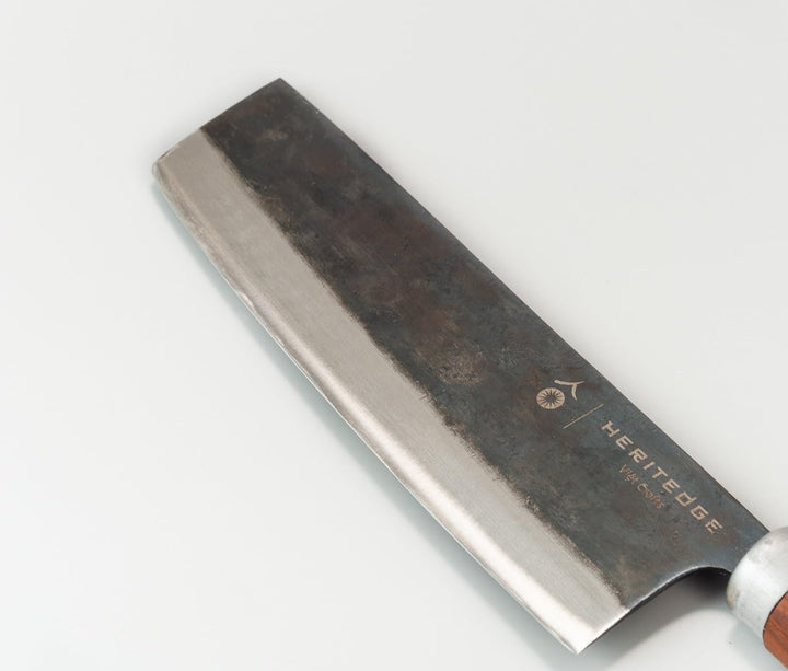 Rua Classic | Handgefertigtes Nakiri Messer 17 cm | Handgeschmiedet in traditioneller Schmiede in Vi
