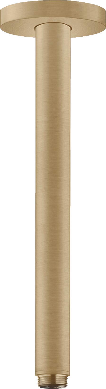 hansgrohe Deckenanschluss S für Regendusche, Anschluss Kopfbrause 30 cm, Brushed Bronze Brushed Bron