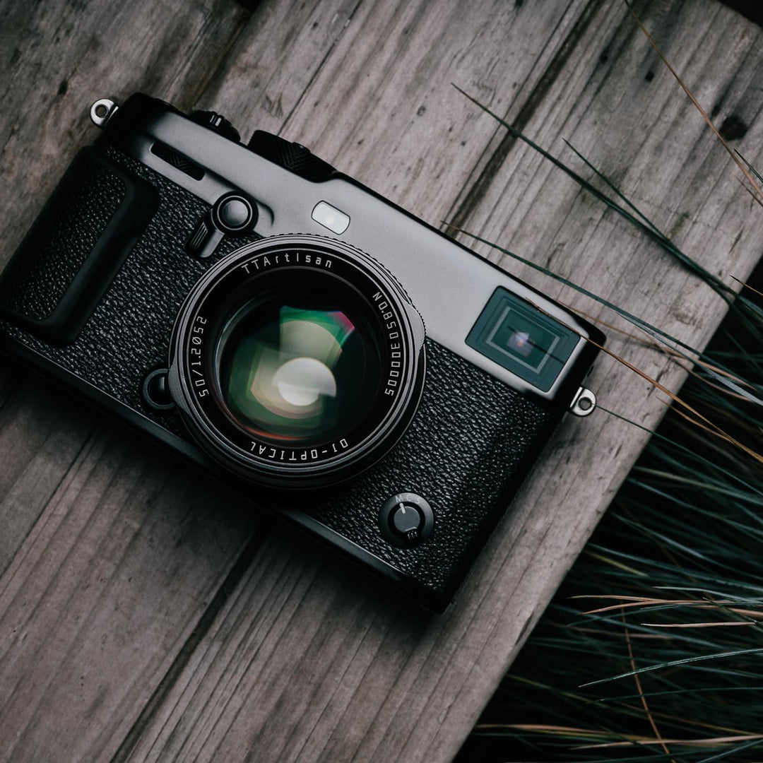 TTARTISAN 50mm F1.2 APS-C Kameraobjektiv Grosse Blende Manueller Fokus Festobjektiv Kompatibel mit F