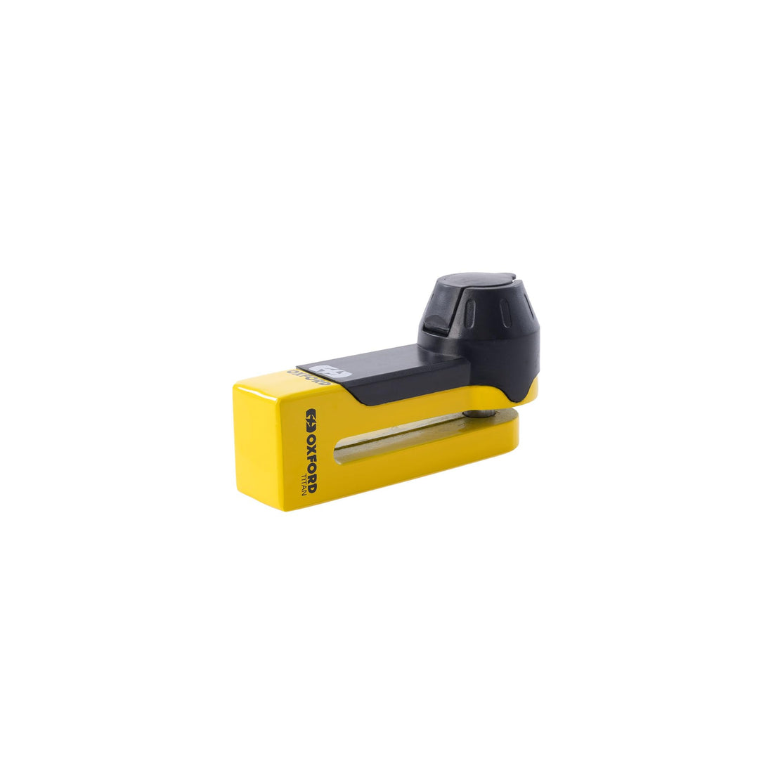 Oxford Titan 10mm Pin Disc Lock gelb inkl. Beutel