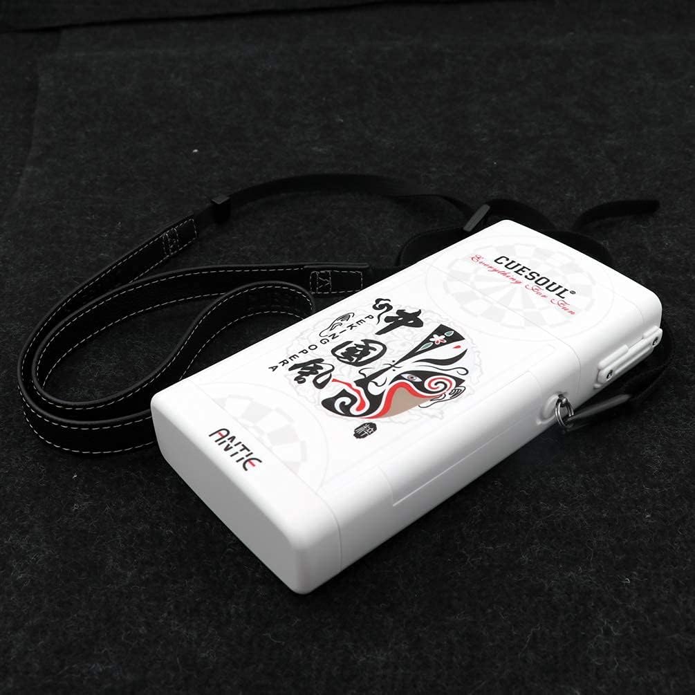 CUESOUL ANTIE Hard Dart Case für 6 Steel Tip Darts/Soft Tip Darts and Extra Dart Tips, Shafts and Fl
