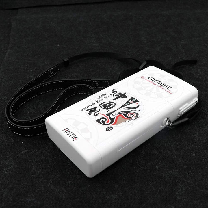 CUESOUL ANTIE Hard Dart Case für 6 Steel Tip Darts/Soft Tip Darts and Extra Dart Tips, Shafts and Fl