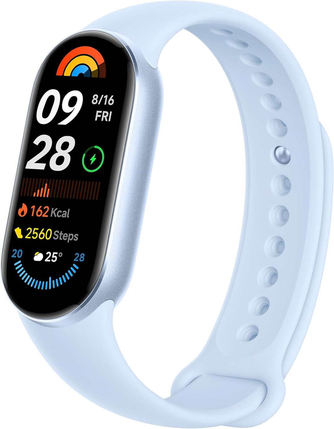 Xiaomi Smart Band 9 Fitness Tracker, AMOLED Display with 1200 Nits, Sp02 Tracking, Sleep and Heart R