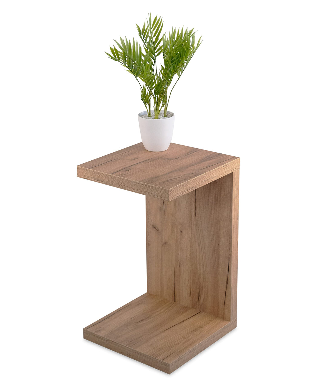 STEMA Seyfried Beistelltisch Chris Wildeiche - Couchtisch 60x37x36 - Keine Montage fest verleimter W