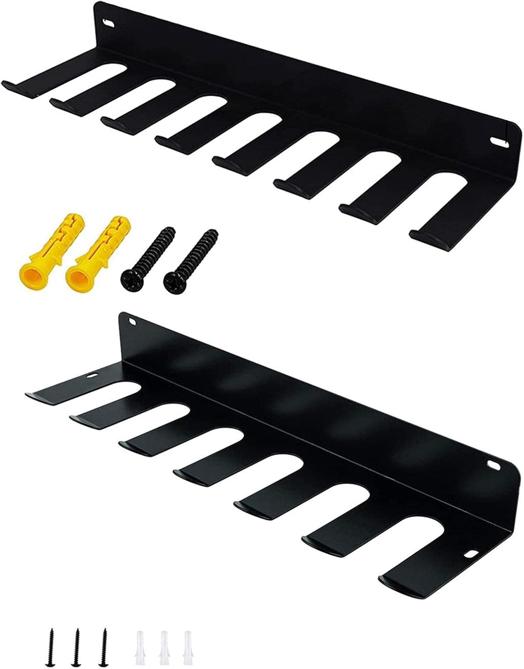 44 * 13 * 6 Gym Rack Organizer Heavy Duty Resistance Band Storage Rack Gym Hooks for Barbells Bands