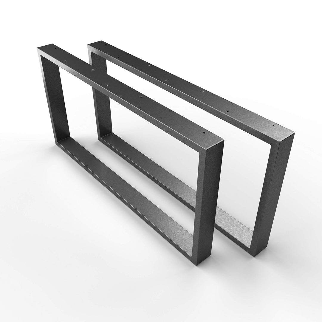 sossai® Couchtischkufen aus Stahl (pulverbeschichtet) | CKK1 | Farbe: Anthrazit | Breite 65 cm x Höh