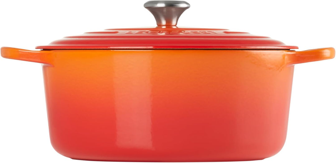 Le Creuset Signature Gusseisen-Bräter mit Deckel, Ø 30 cm, Rund, Für alle Herdarten und Induktion ge