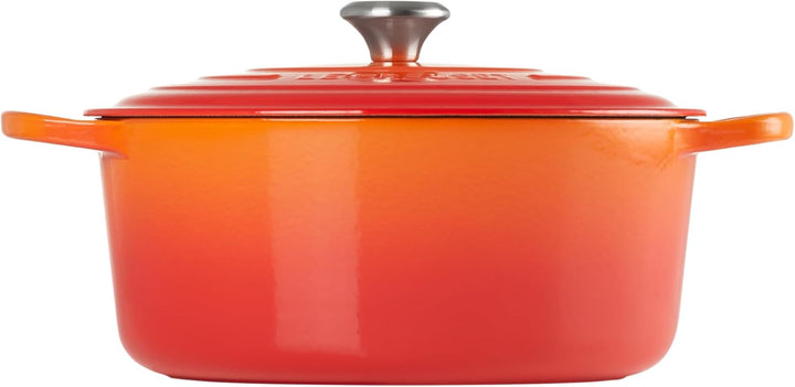 Le Creuset Signature Gusseisen-Bräter mit Deckel, Ø 30 cm, Rund, Für alle Herdarten und Induktion ge