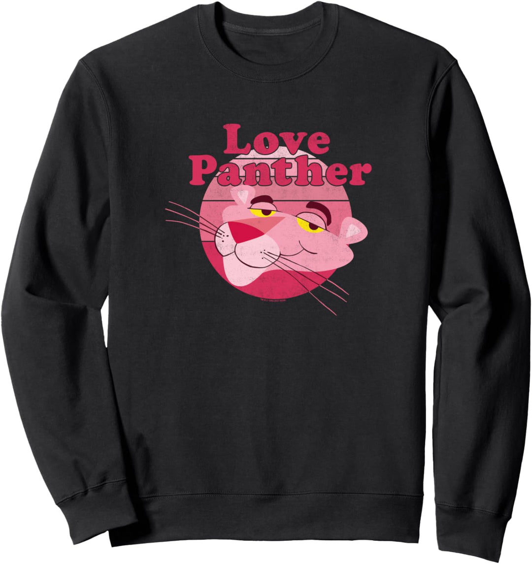 The Pink Panther Valentine's Day Love Panther Retro Sweatshirt