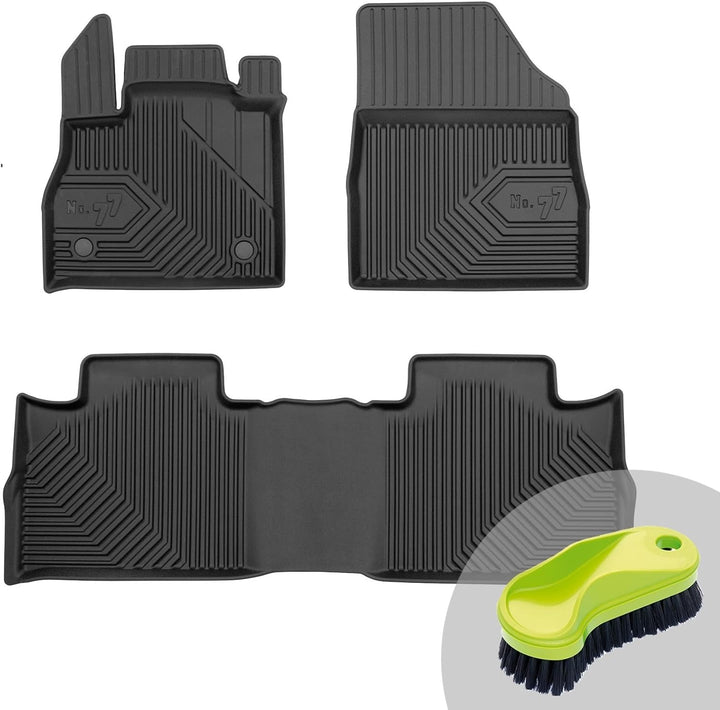 FROGUM No.77 Gummimatten Ganzjahresset von Auto Fussmatten Autofussmatten für Renault Espace V ab 20