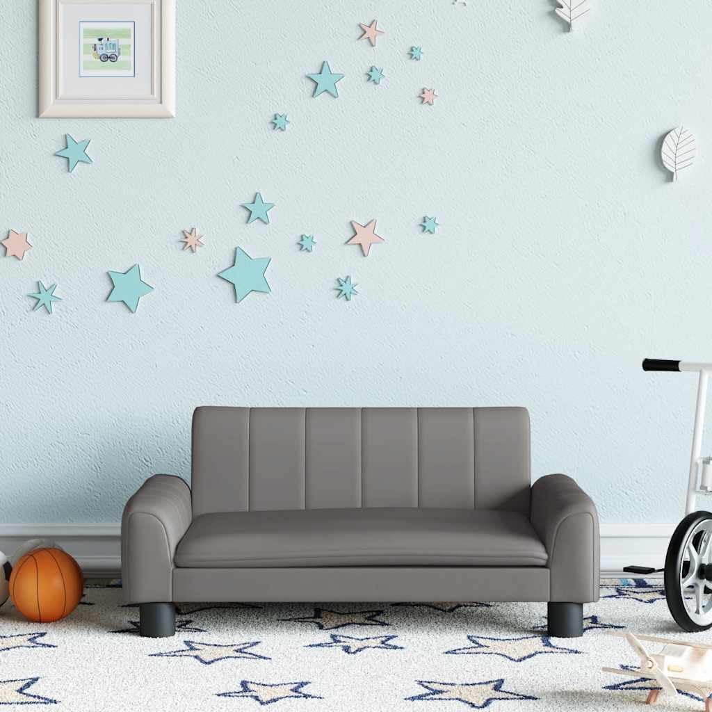 vidaXL Kindersofa, Couch für Kinder, Kindercouch mit runden Kanten, Kindersessel Minisofa Polstersof