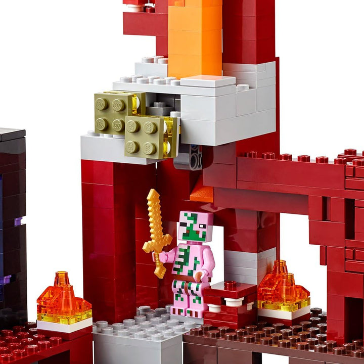 LEGO Minecraft 21122 the Nether Fortress Building Kit