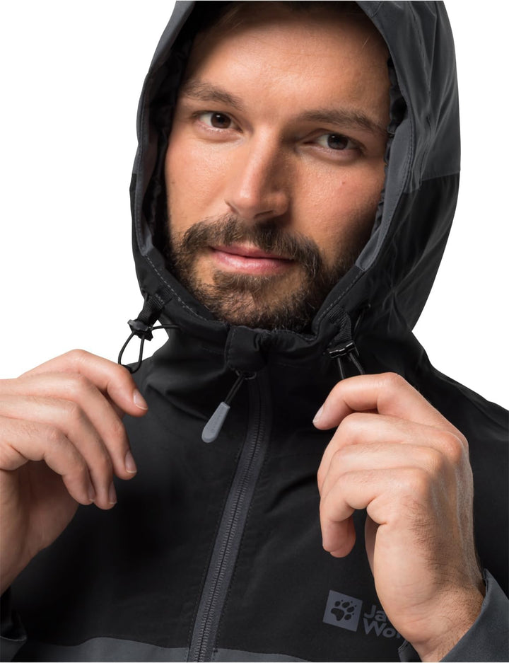 Jack Wolfskin Herren Weiltal 2l Jkt M Wetterschutzjacke XL ebony, XL ebony