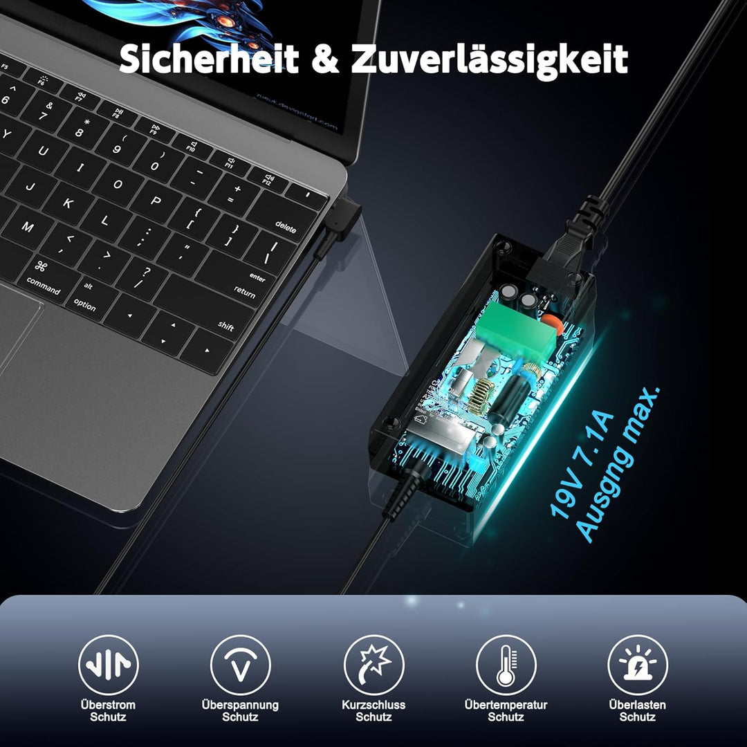 135 W Ladegerät für Acer Nitro 5 Gaming AN515-54 AN515-41 AN515-53 AN515-52 AN515-43 AN517-51 AN515-