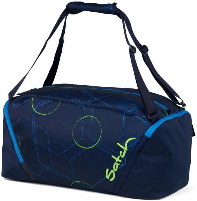 Satch Pack Schulrucksack Set 3tlg. inkl. Schlamperbox und Sporttasche Blue Tech, Blue Tech