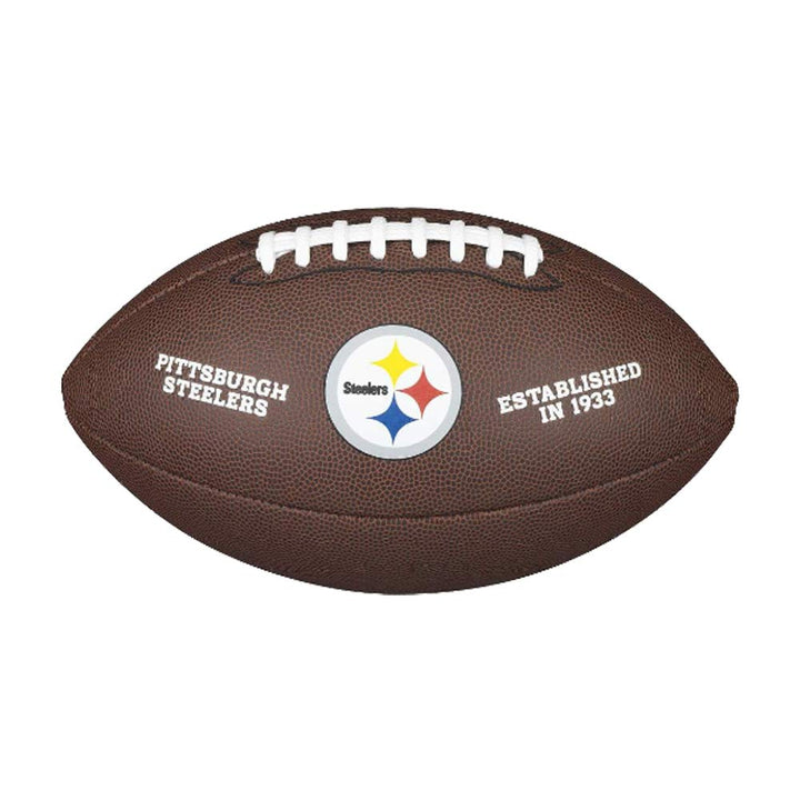 Wilson American Football NFL TEAM LOGO, Offizielle Grösse, Mischleder Einheitsgrösse Pittsburgh Stee