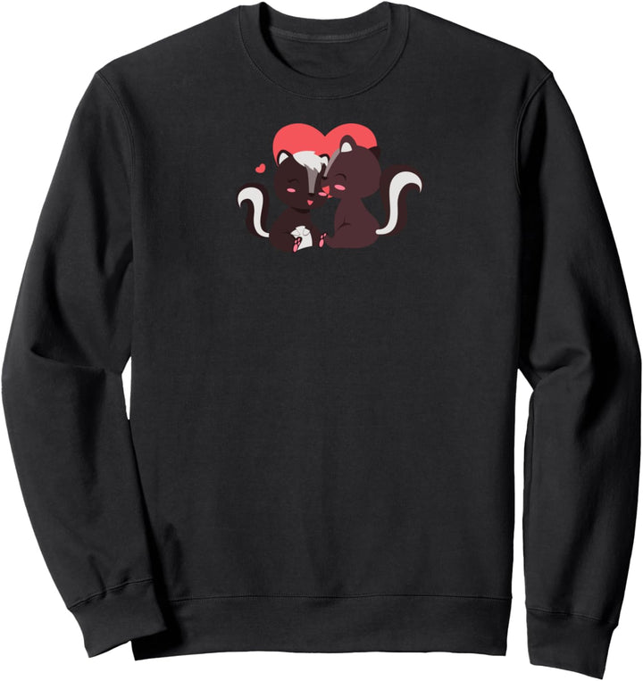 SKUNK Paare Geschenk Hochzeit Jahrestag Valentinstag Ihn Sie Sweatshirt