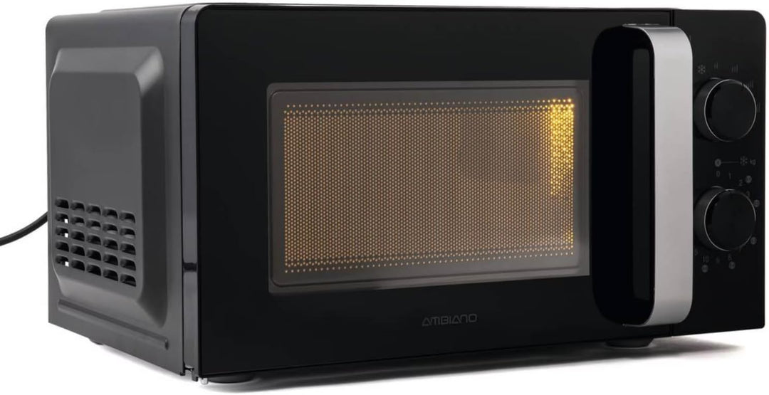 Mikrowelle ca. 700 Watt Leistung ca. 17 Liter Kapazität Freistehend mit Drehteller 6 Stufen Auftaufu
