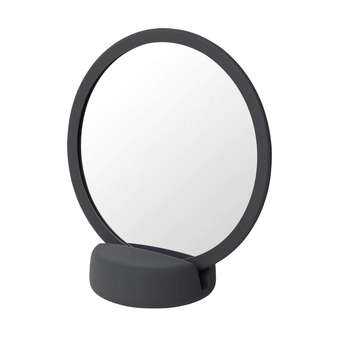 Blomus 69160 Kosmetikspiegel, Spiegel -SONO- Magnet/Grau - 17 x 9 x 18,5 cm, One Size, Magnet