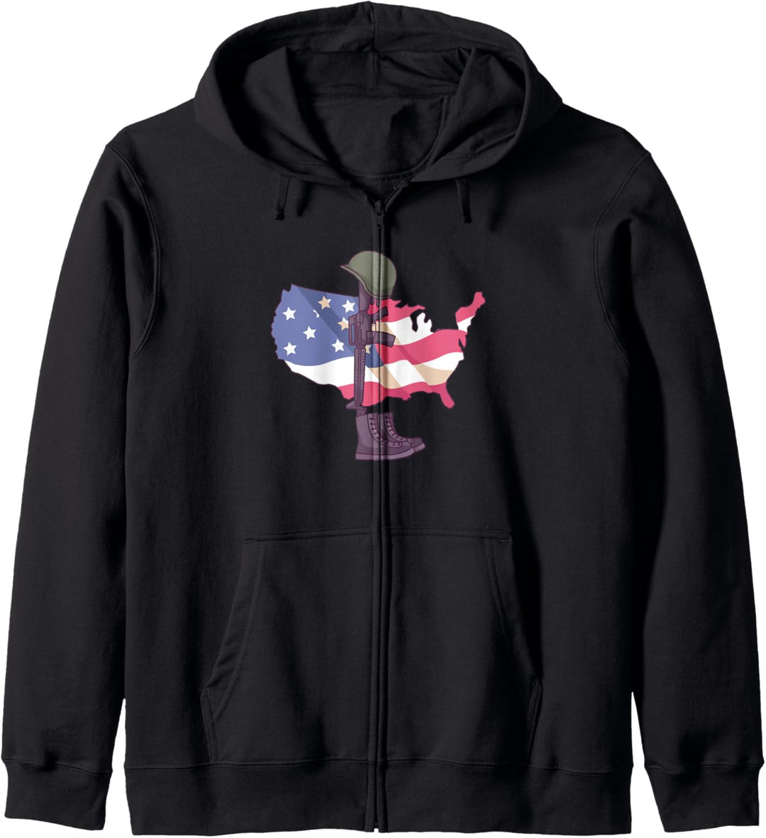 Gedenken an die Patrioten Kapuzenjacke