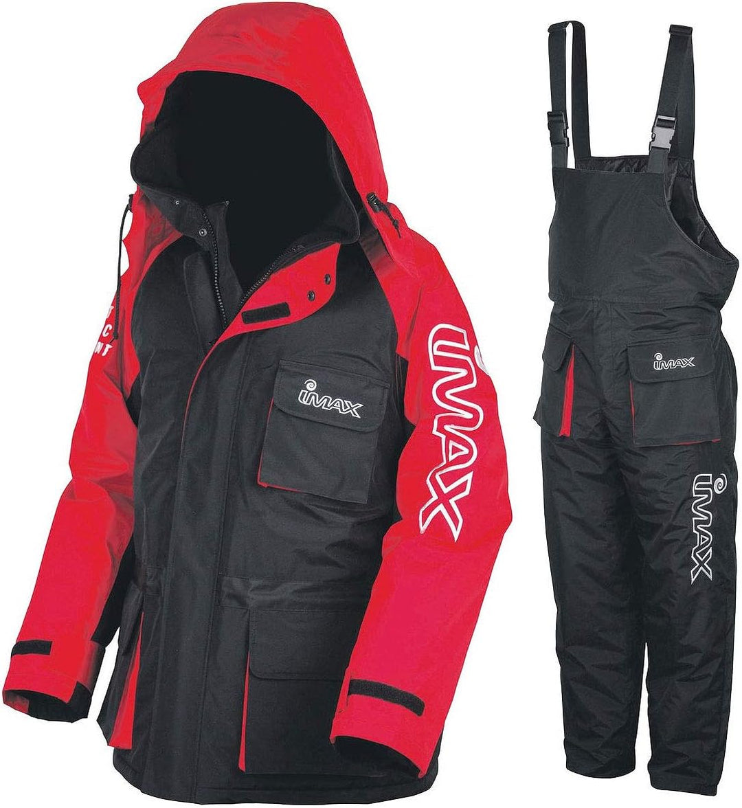 Imax Thermo Anzug Sea Fishing Clothing (2 teilig) XXL Mehrfarbig (schwarz/rot), XXL Mehrfarbig (schw