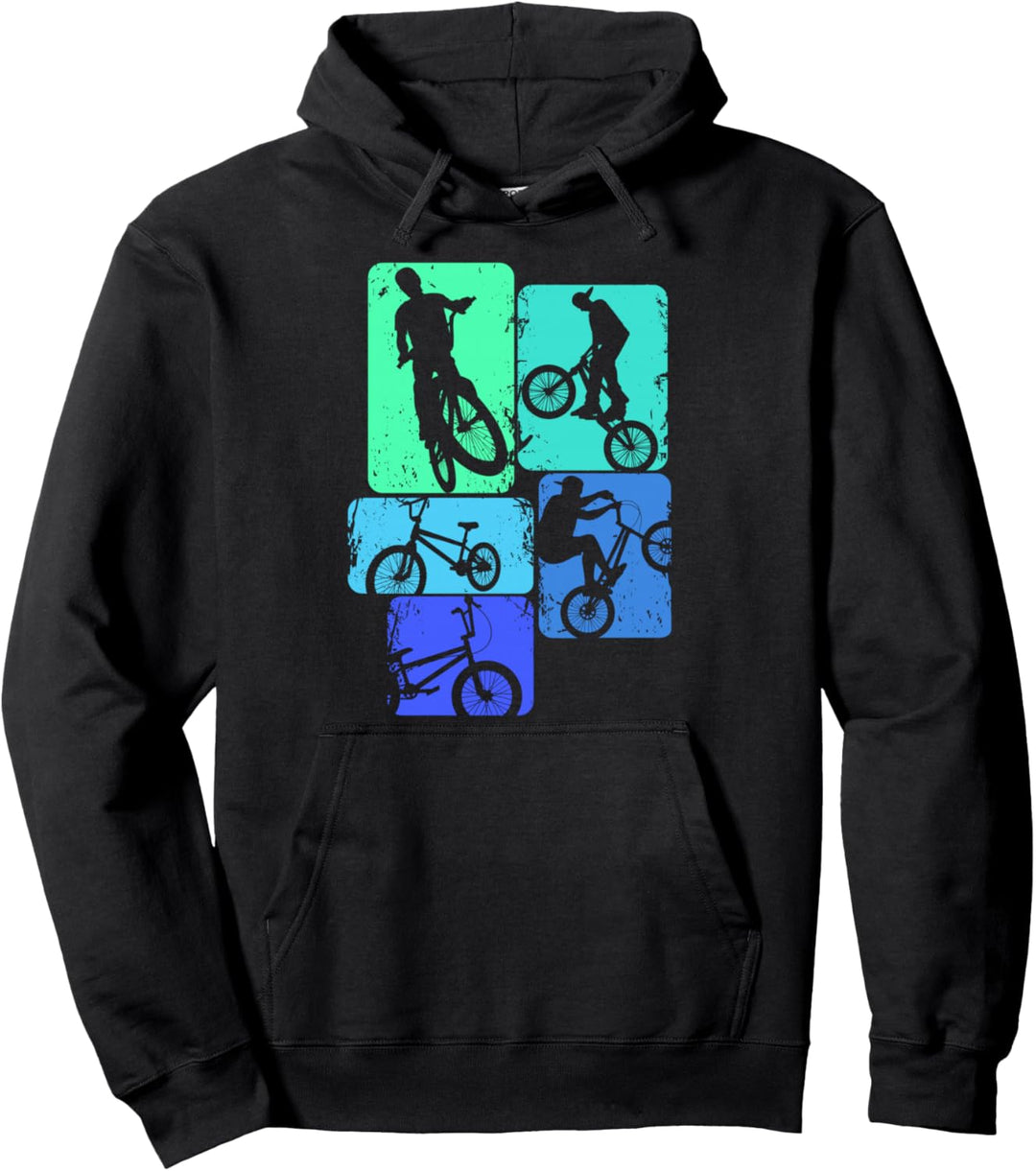 BMX Bike Stunt Jungen Kinder Pullover Hoodie