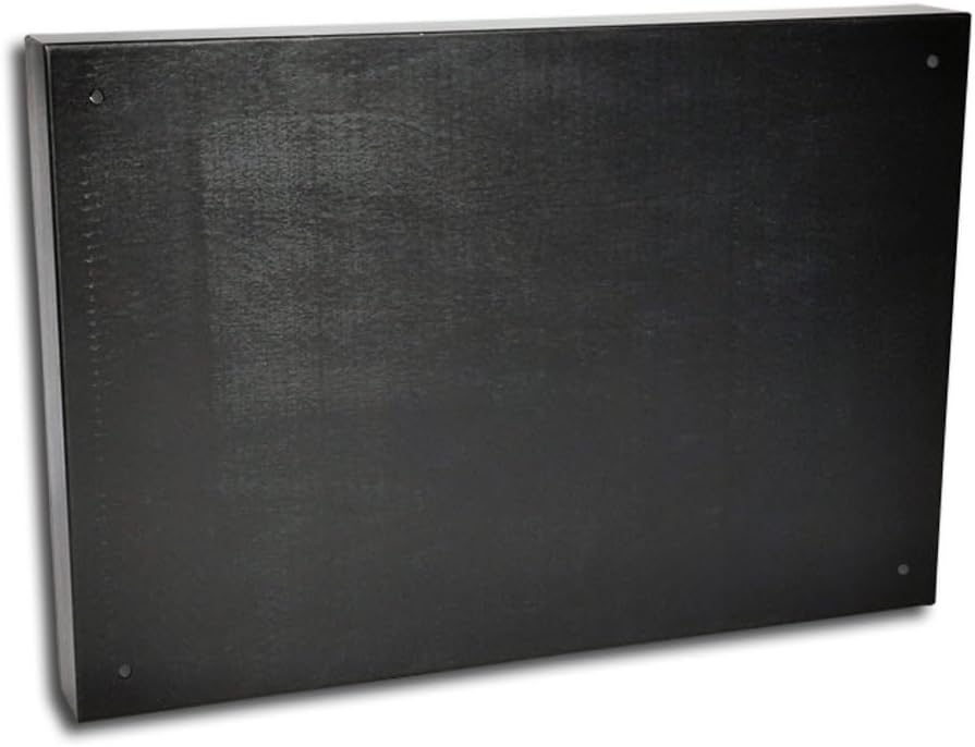 Protected MC Kassetten Holzregal schwarz